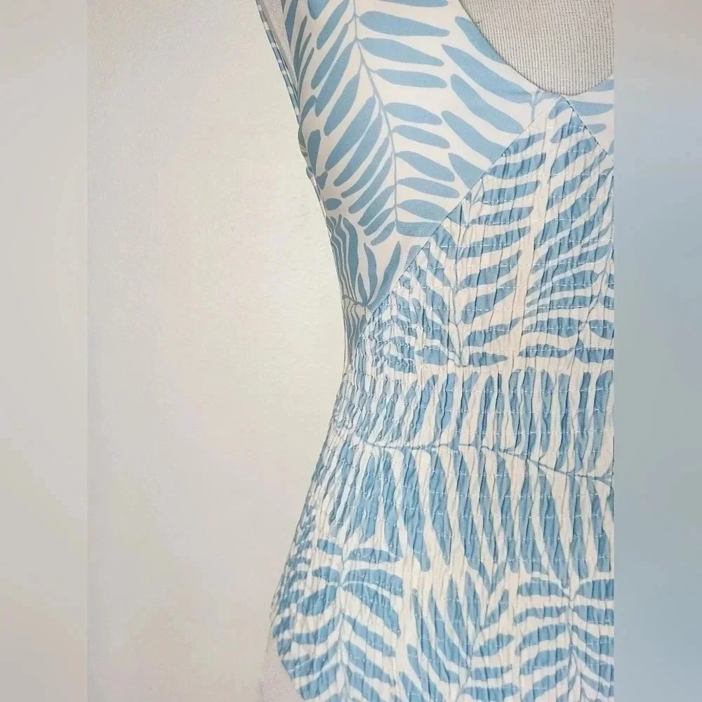 NWT || CITRINE || Laurel one piece blue fern